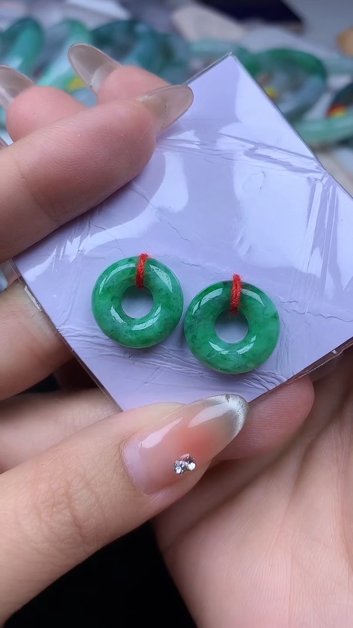 【闪购商品】翡翠耳饰未镶嵌耳饰