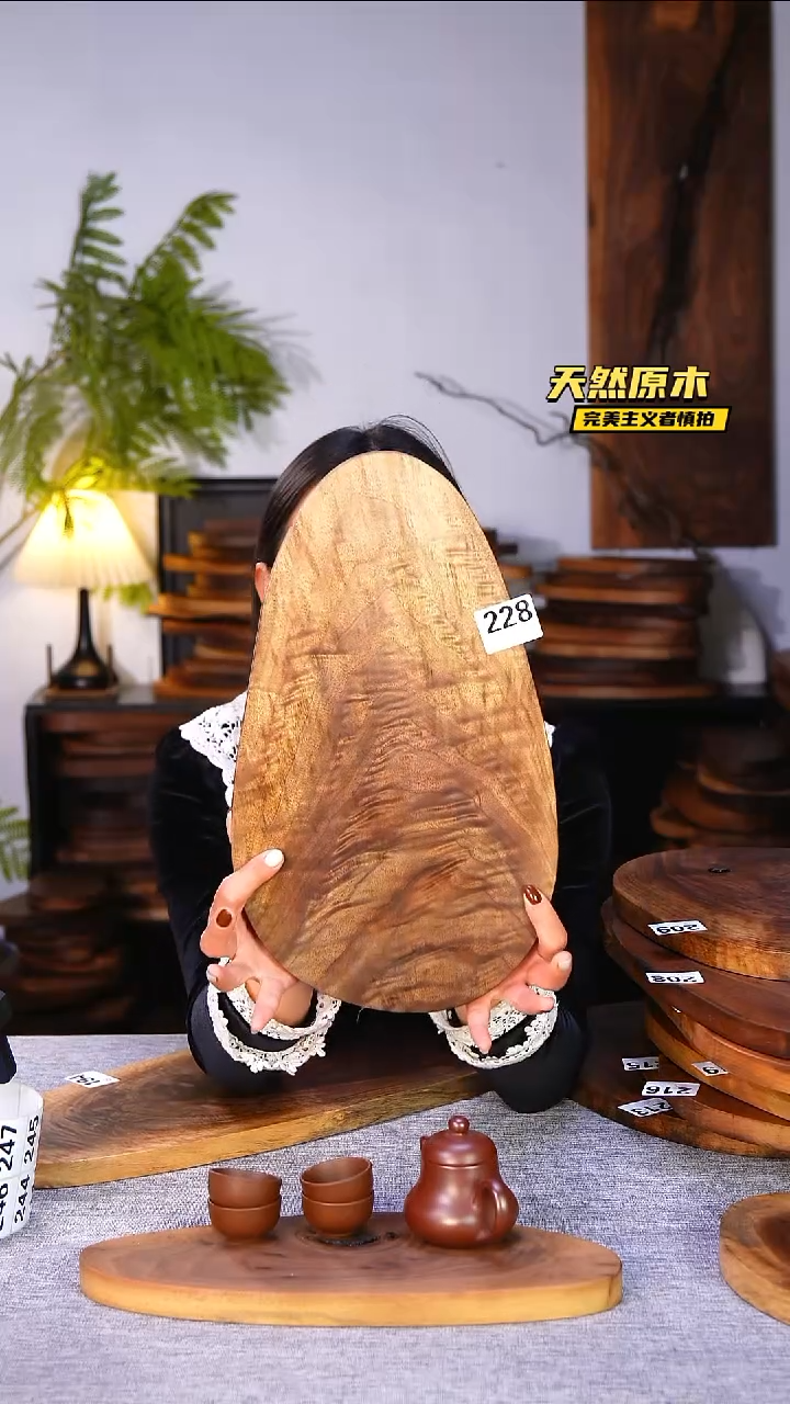 木北美黑胡桃原木.干裂疤结不属于商品质量问题完美主义者慎拍