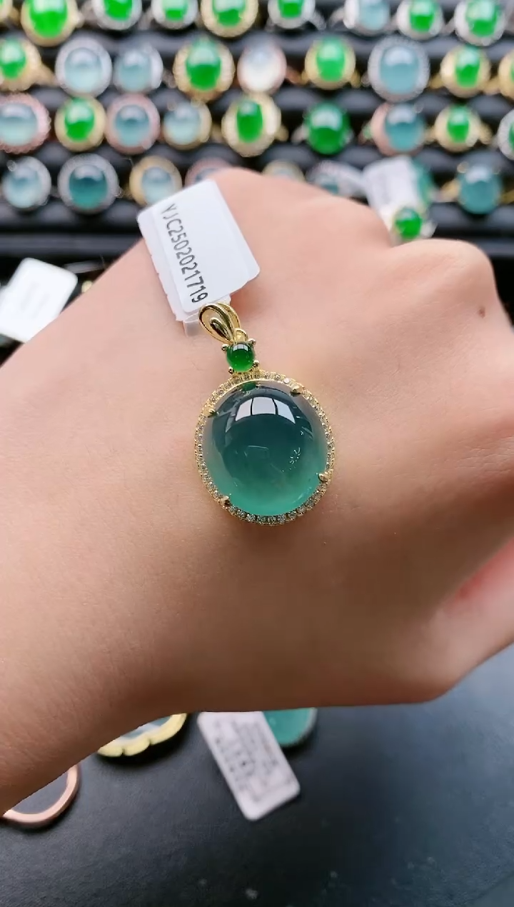 【闪购商品】翡翠戒指银S925镶嵌11111