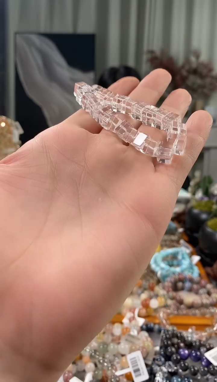 未镶嵌手链水晶y白水晶