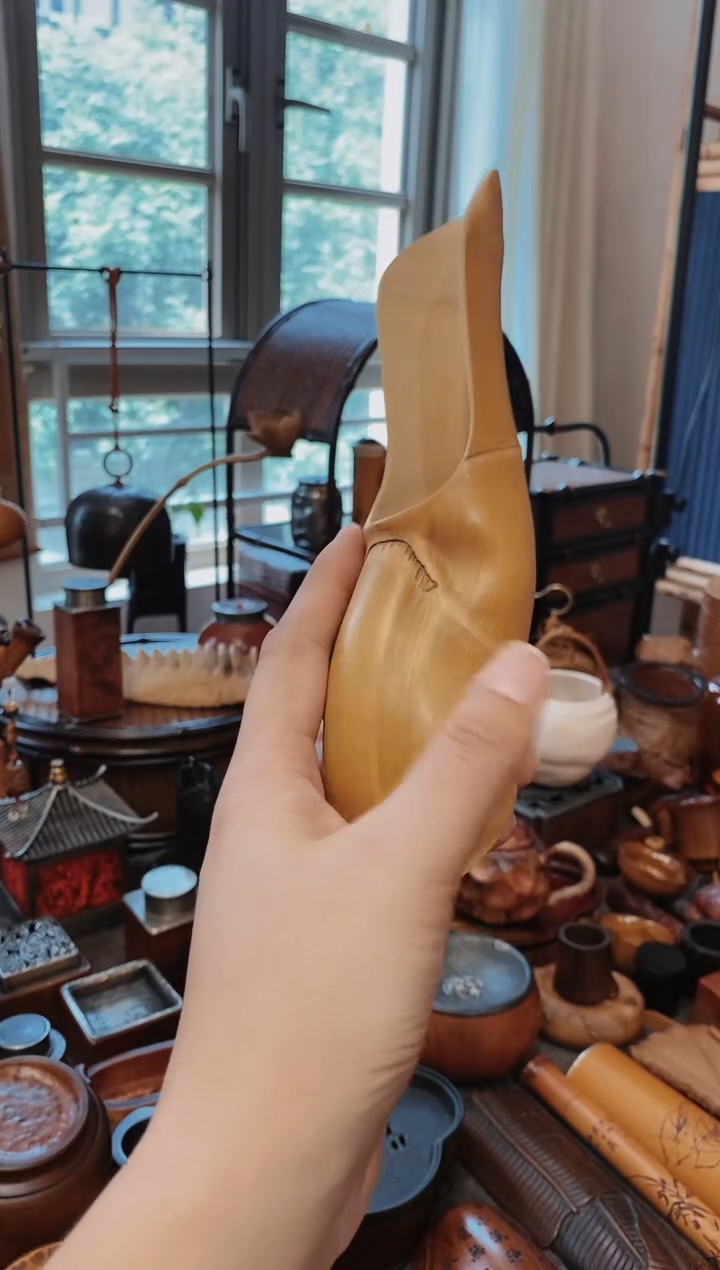 龟甲竹精品款茶铲