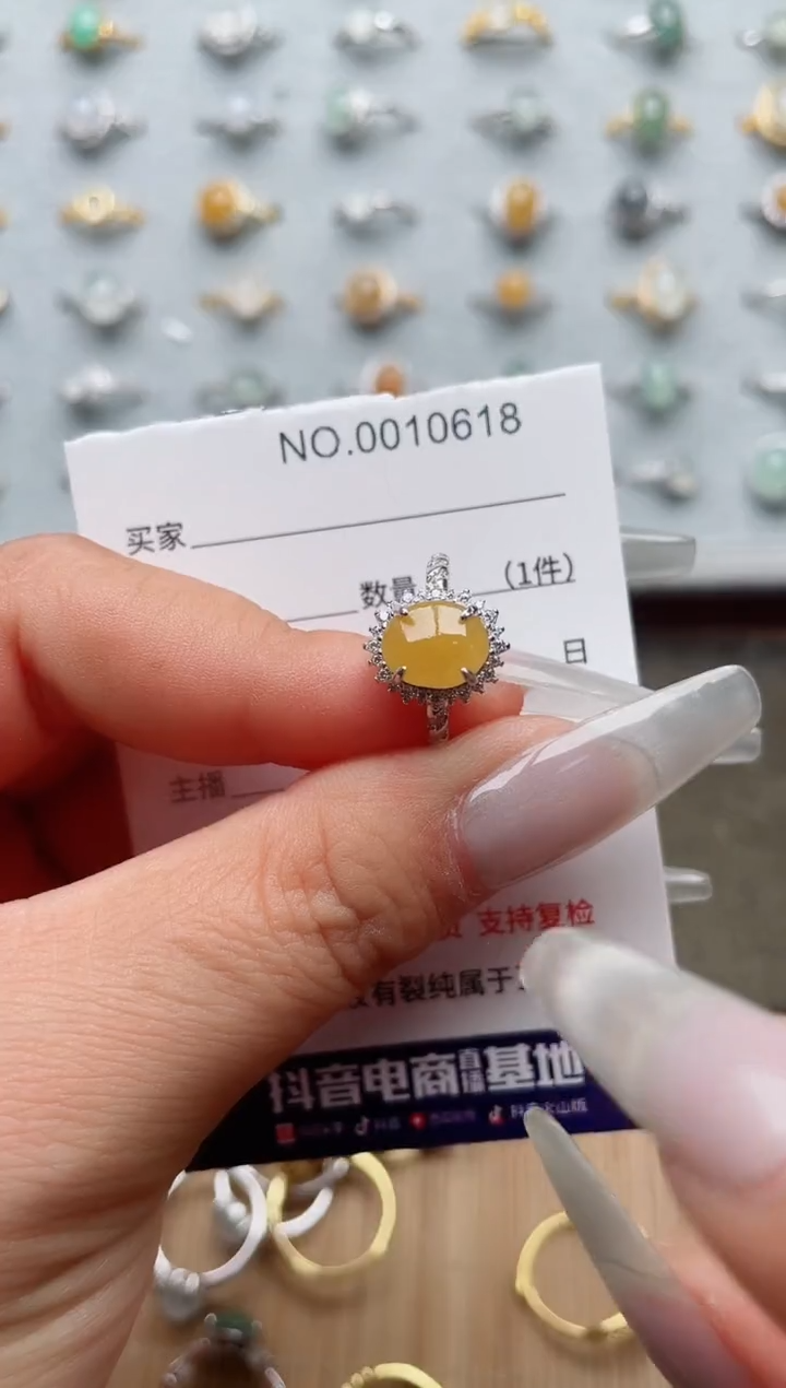 【闪购商品】翡翠戒指银S925镶嵌、