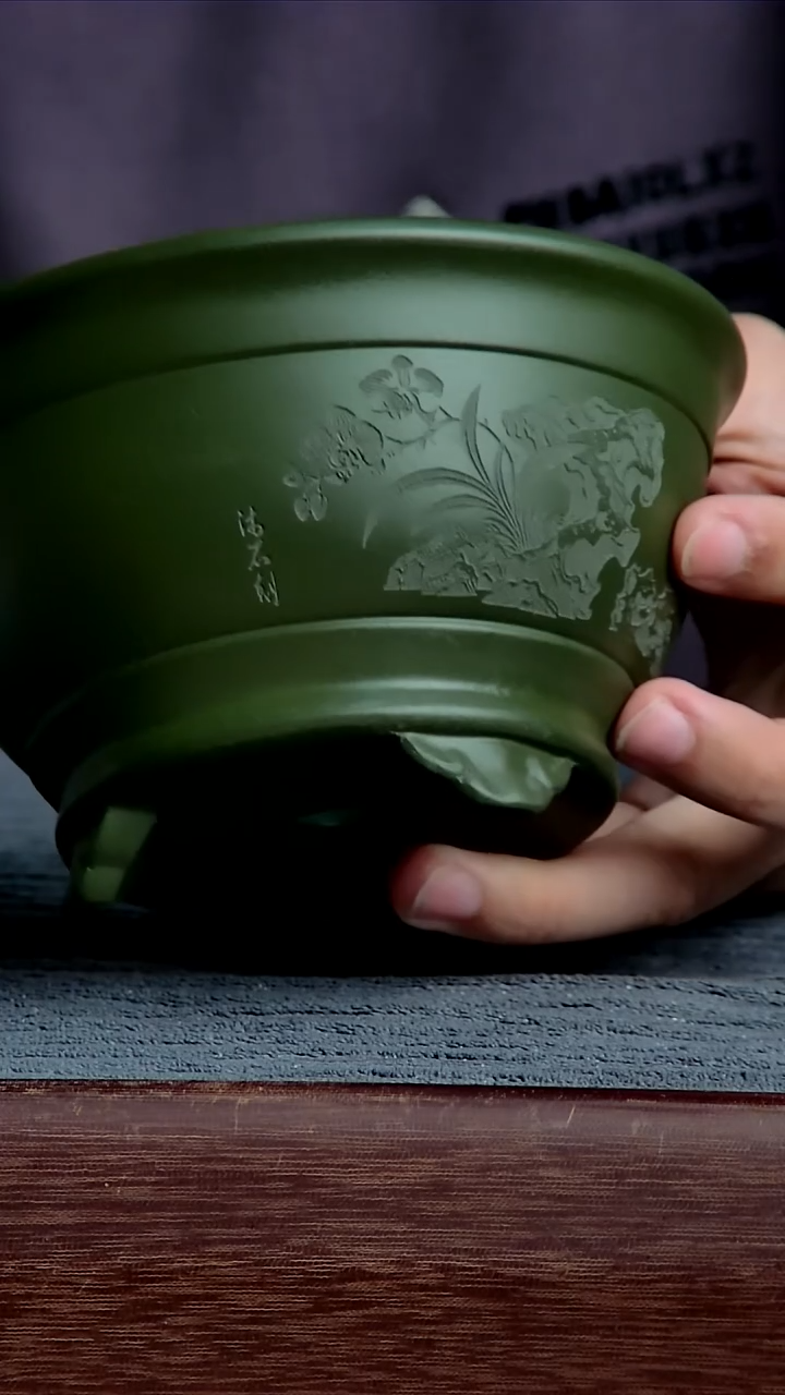 紫砂花盆12*7.5内径尺寸