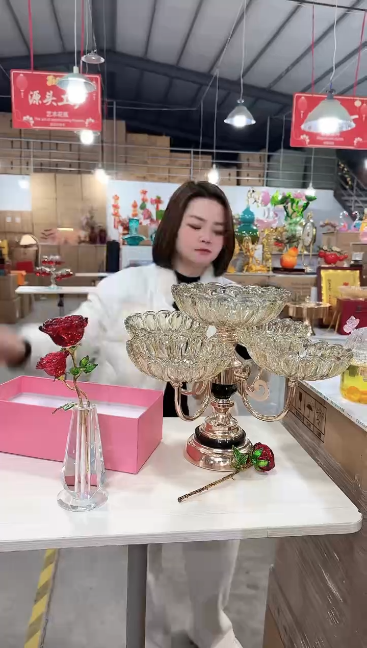 【闪购商品】玻璃于清花器K-早42