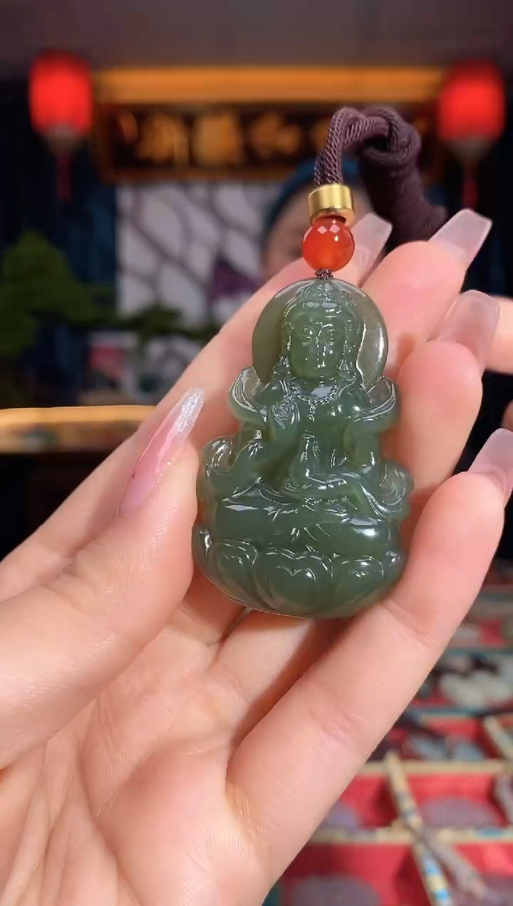 【闪购商品】和田玉颈饰未镶嵌观音
