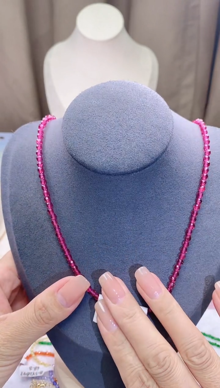 【闪购商品】碧玺颈饰14K金镶嵌诗颜珠宝甄选SYZB003