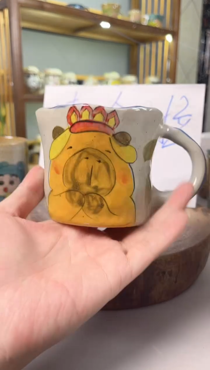 【闪购商品】瓷片手绘高温釉下彩