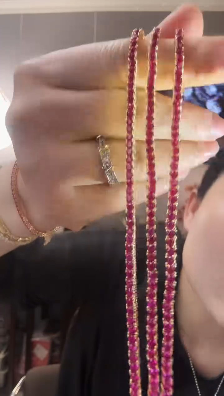 主播定制链接精品红色手链