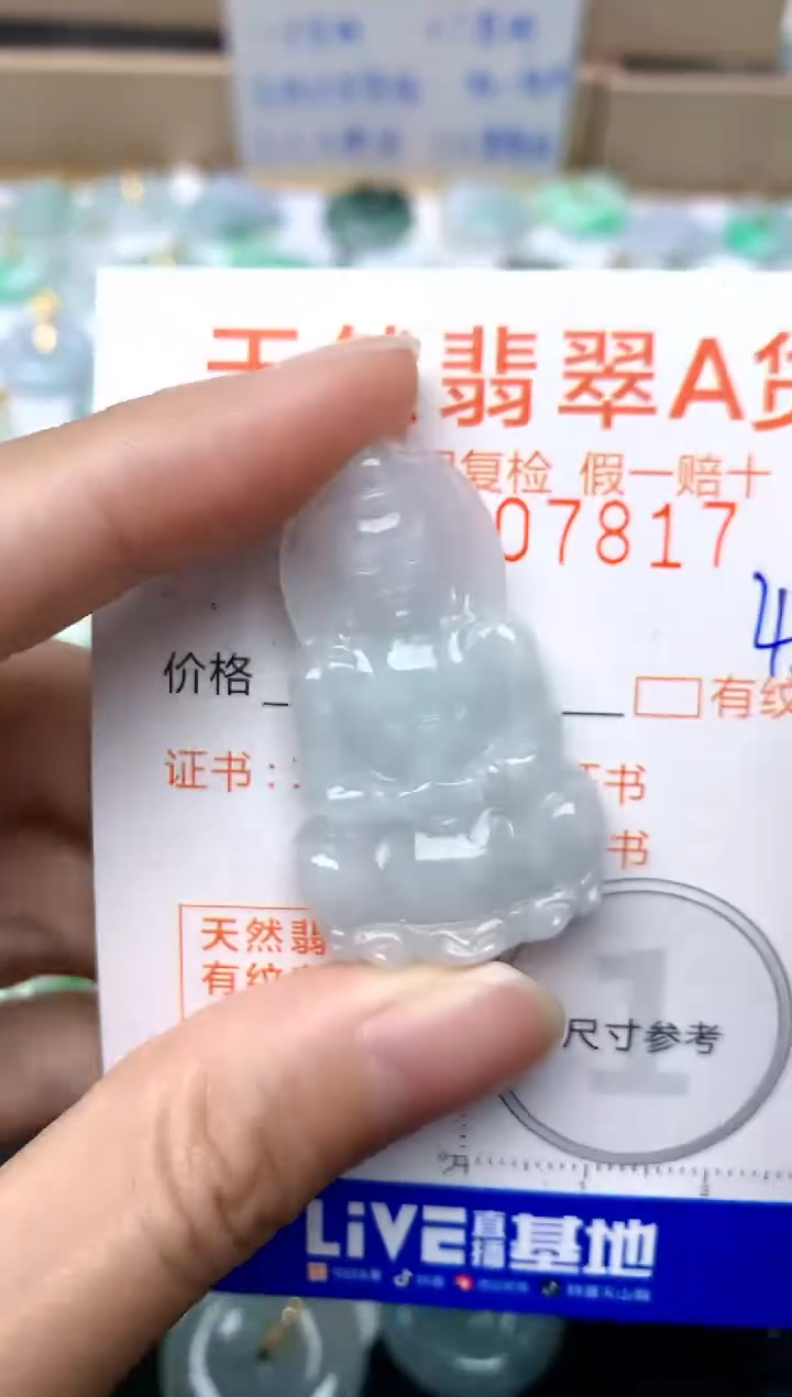 【闪购商品】翡翠颈饰未镶嵌45天然A货翡翠