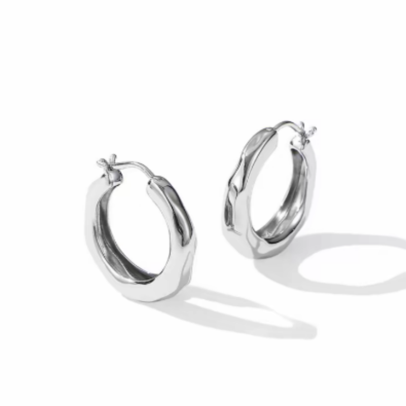 铜合金耳饰 达毕梵纯银养耳洞耳环经典时尚简约气质百搭耳环