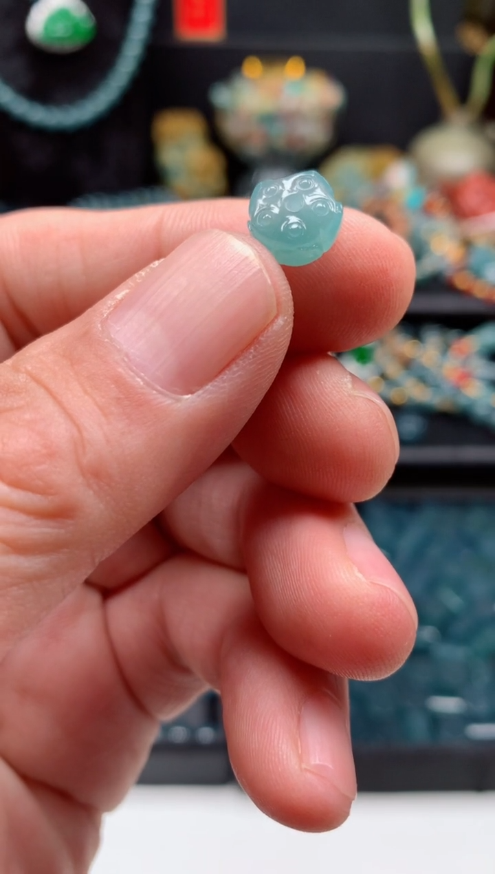 【闪购商品】翡翠颈饰18K金镶嵌1018285439