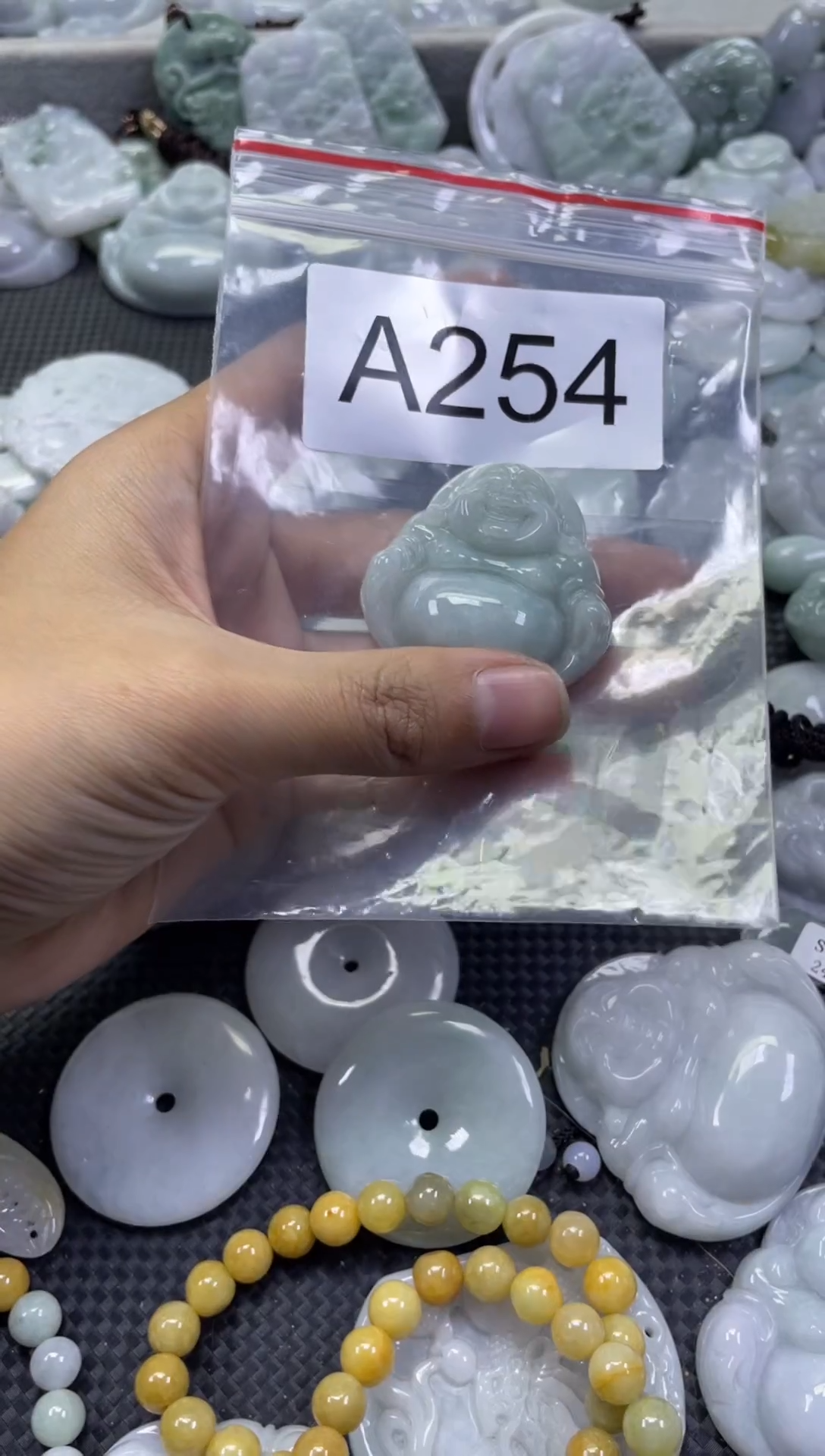 颈饰未镶嵌翡翠A254