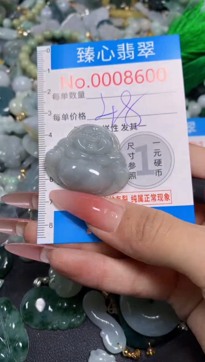 【闪购商品】翡翠颈饰未镶嵌含绳0008600