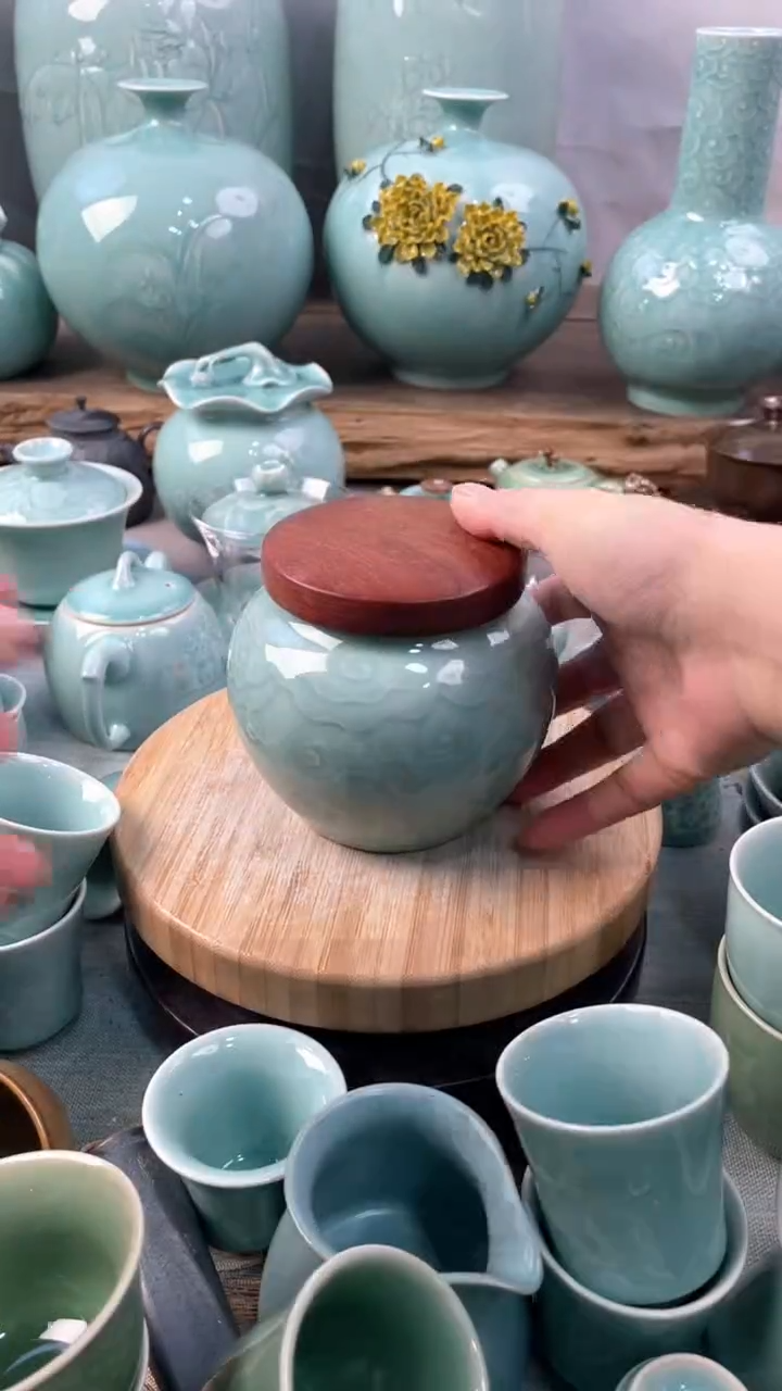 【闪购商品】特价 微瑕 慧仙青瓷