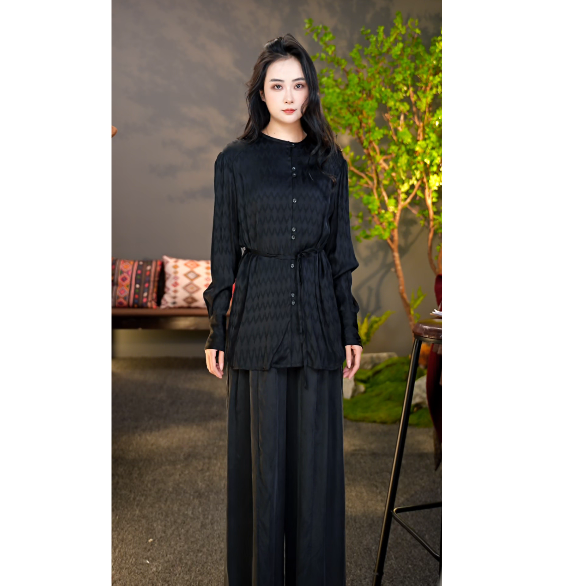 【陶子定制】秋冬新款开衫打底显气质显年轻5159