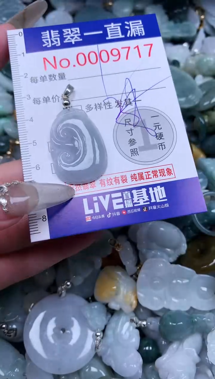 【闪购商品】翡翠吊坠(不含链)未镶嵌8717