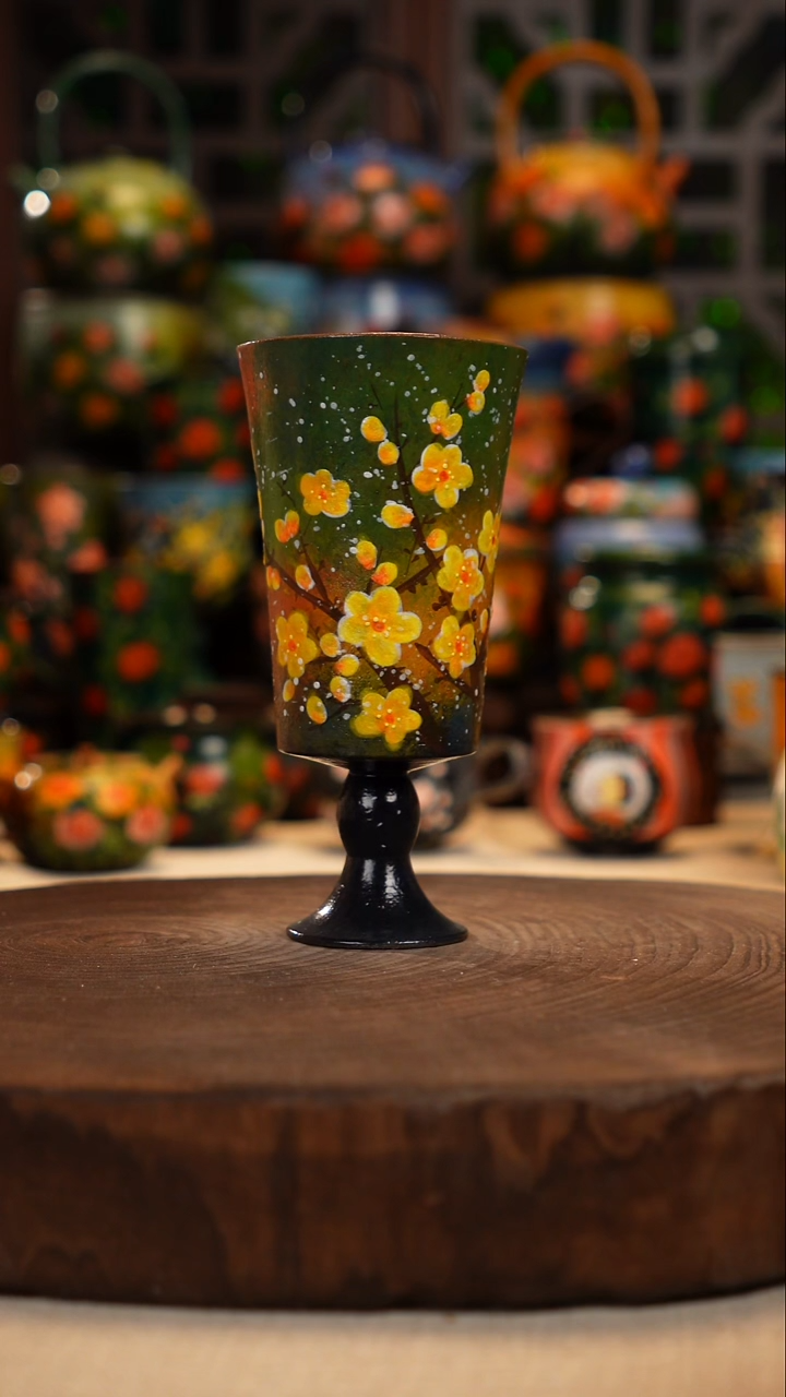 紫砂油画手绘釉下彩