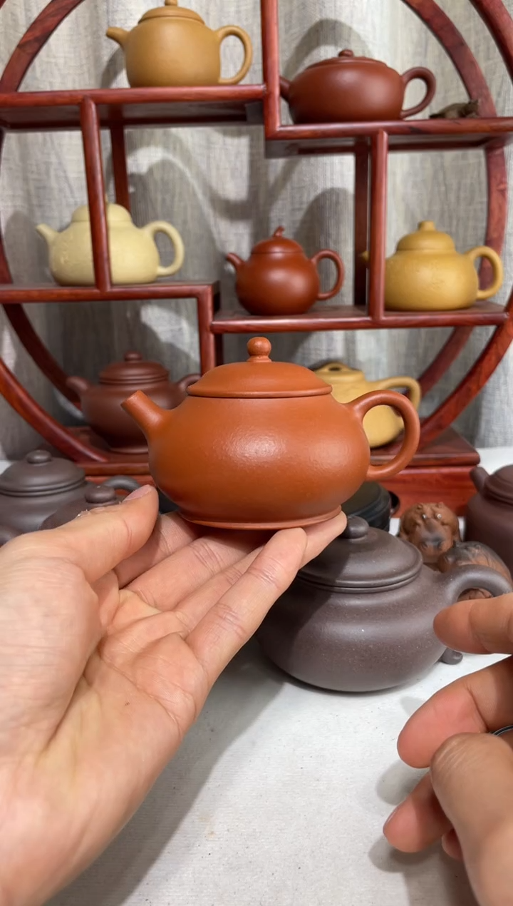 【闪购商品】紫砂茶壶小煤窑红泥潘壶130cc