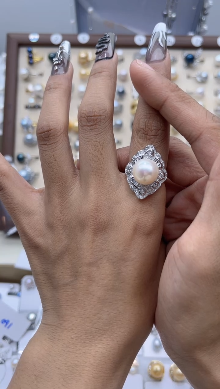 【闪购商品】淡水珍珠戒指合金61