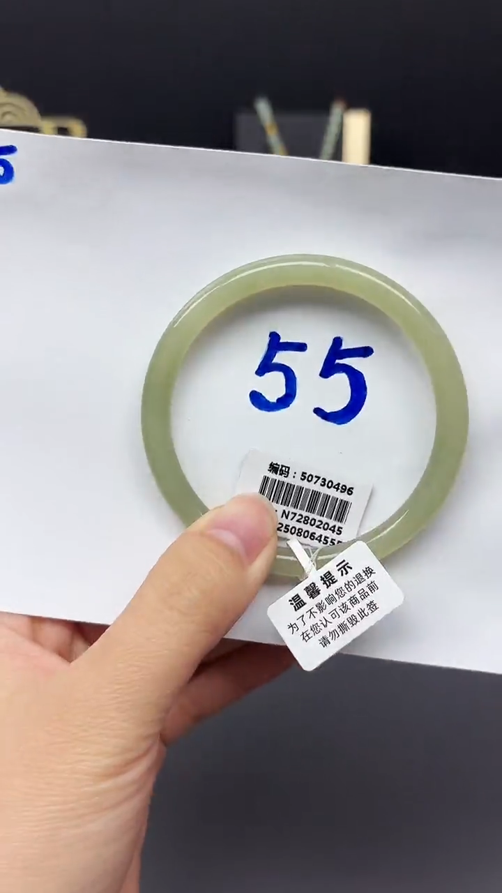 未镶嵌手镯和田玉0496