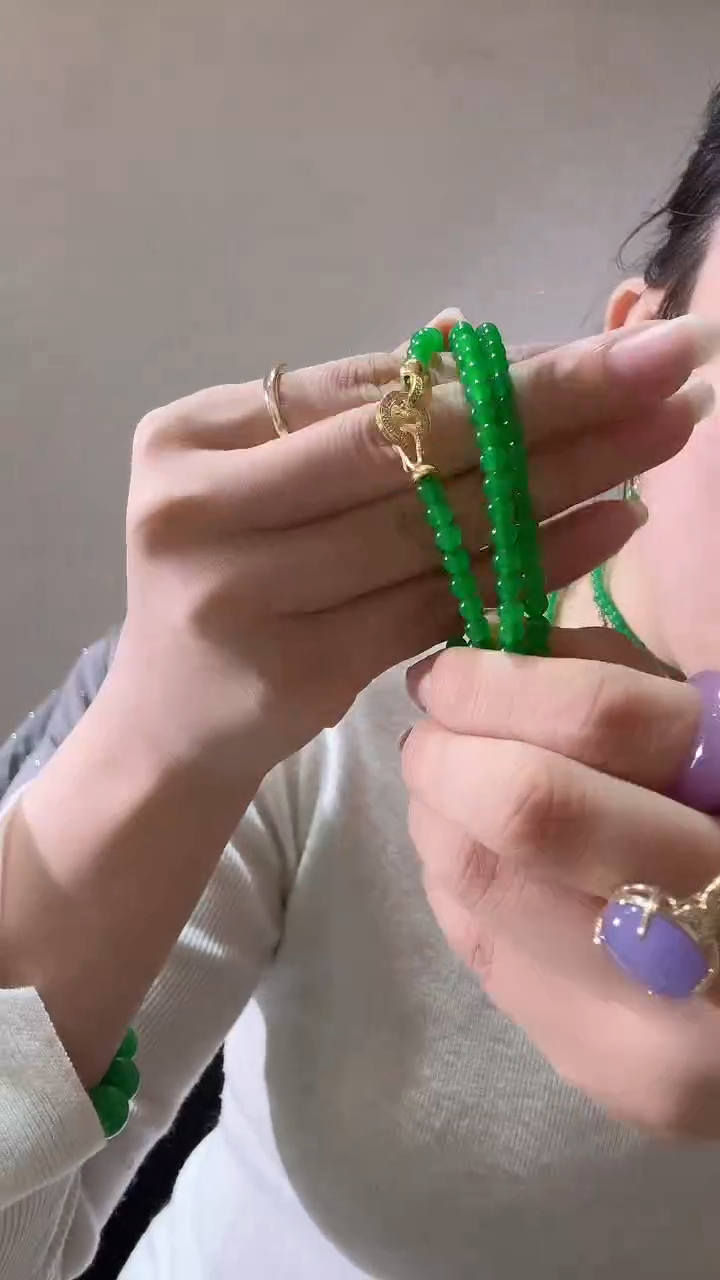 颈饰未镶嵌翡翠4小米项链