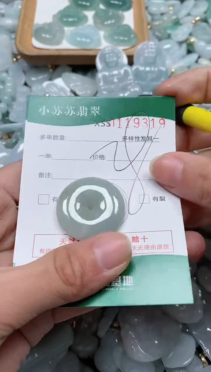 【闪购商品】翡翠颈饰未镶嵌闪购商品0119319