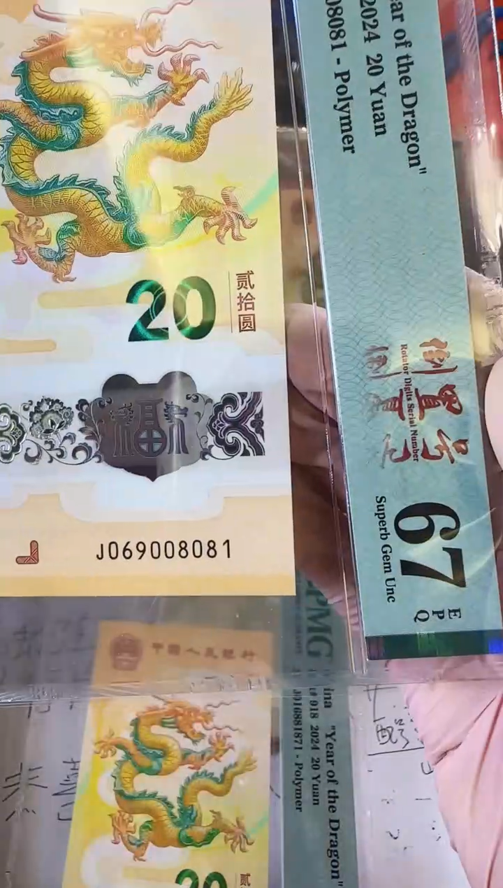 【闪购商品】塑料2024龙钞单张啊啊啊啊啊