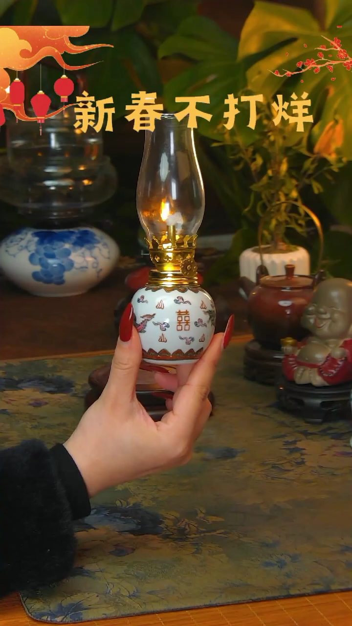 【闪购商品】景德镇陶瓷灯摆件