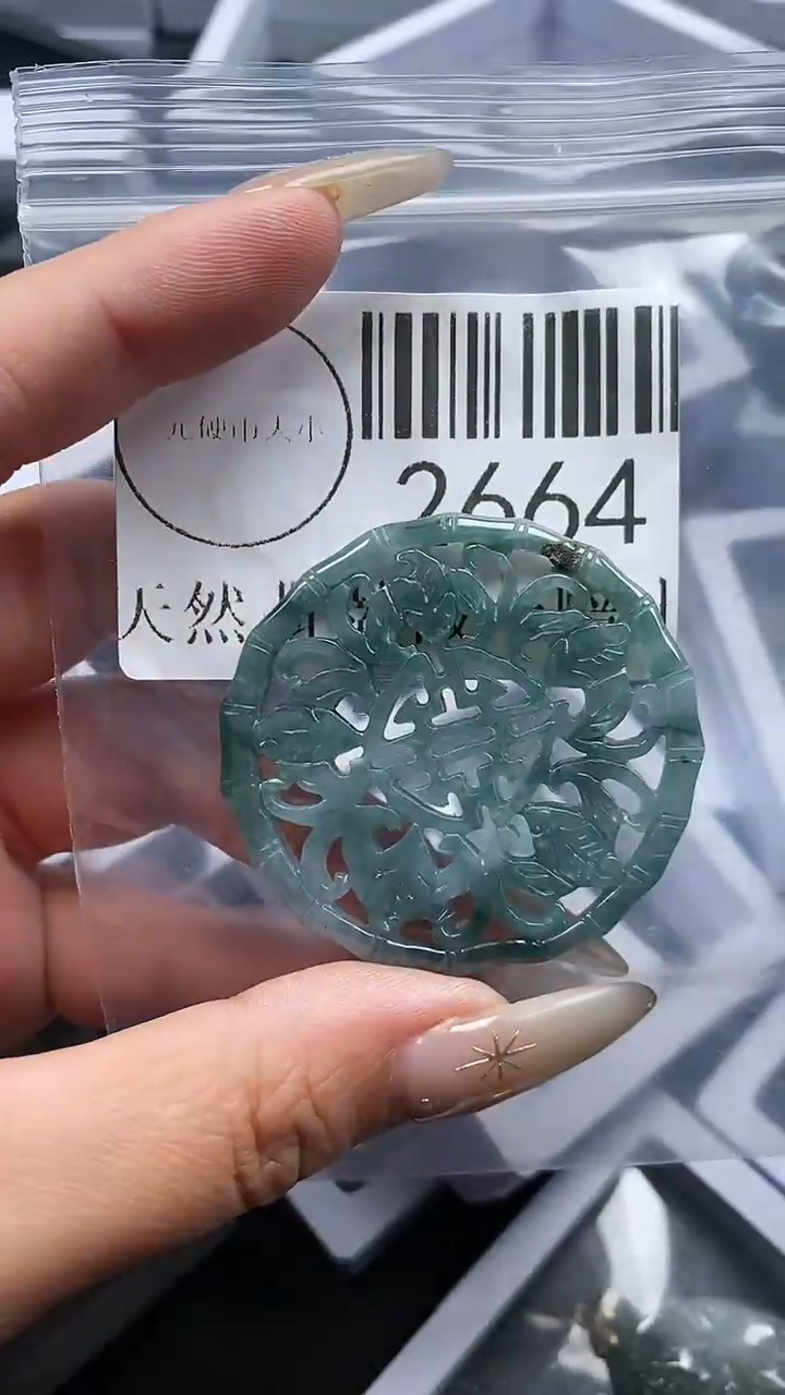 颈饰未镶嵌翡翠2664