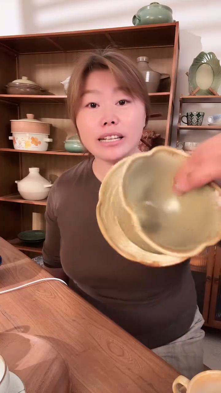 陶山野风花瓣咖啡杯碟