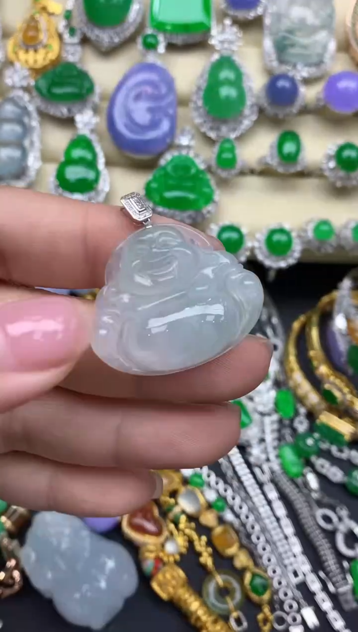 【闪购商品】翡翠颈饰18K金镶嵌255-中国好珍宝