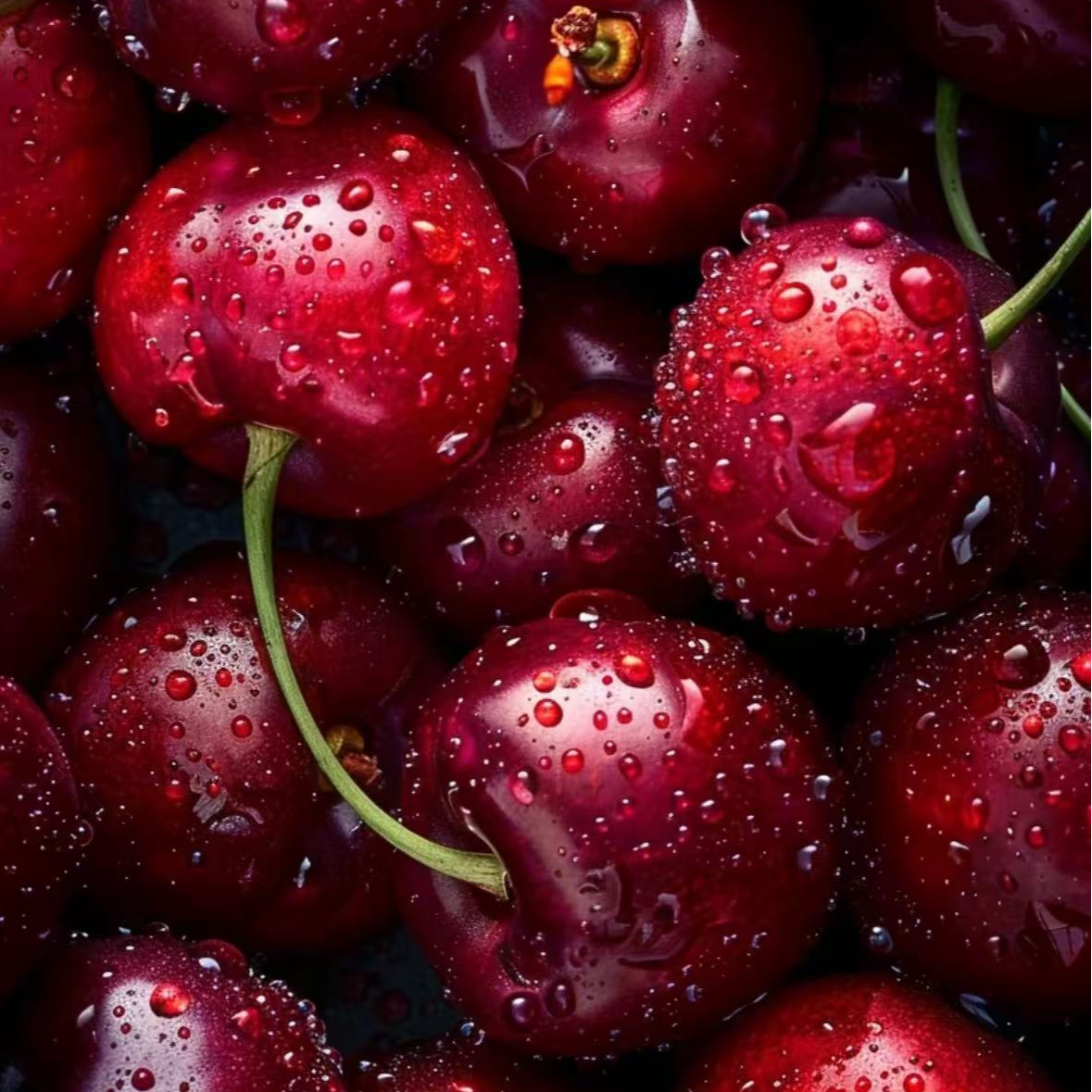 《农人老三》MISS O智利进口SANTINA海运车厘子内附果径卡2J（机械压痕伤没售后）g桑提娜樱桃智利共和国