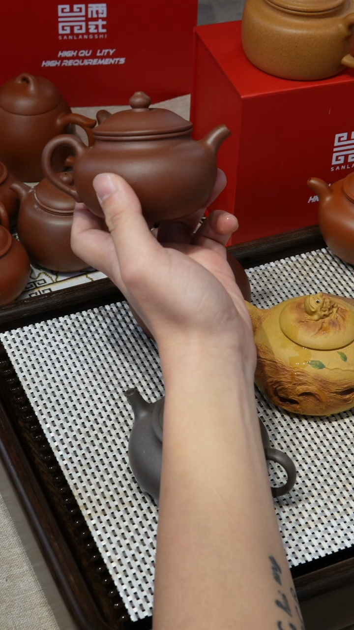 【闪购商品】紫砂茶壶中槽清 宫灯
