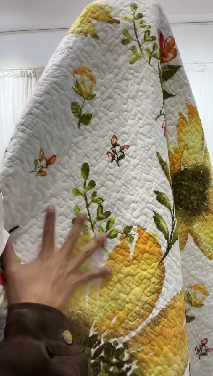 棉150*200纯棉床盖14号微瑕