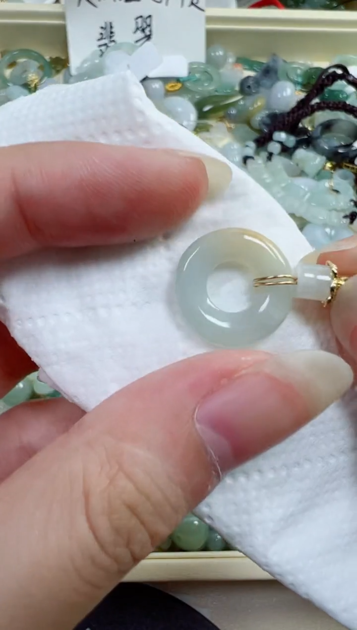 翡翠裸石331号链接，A货翡翠