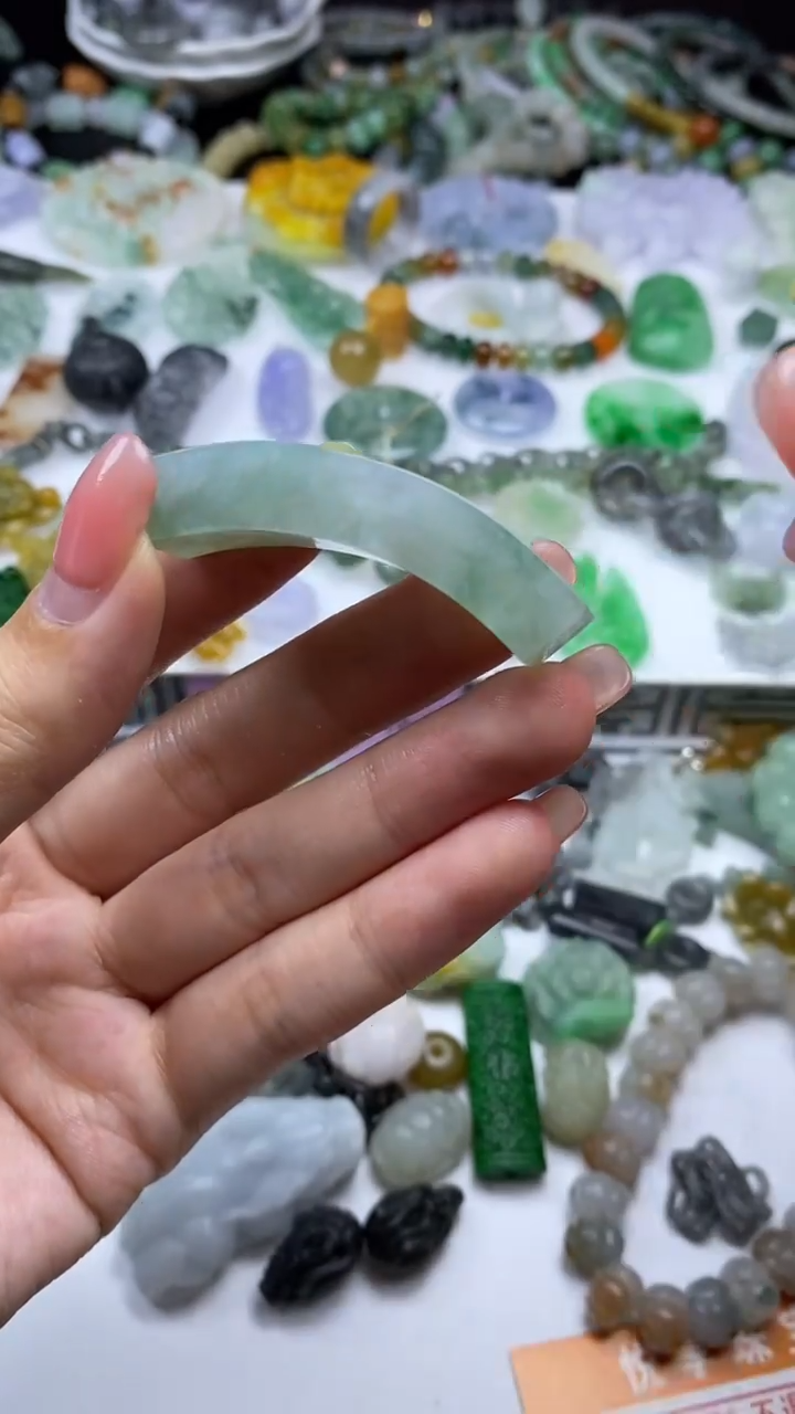 定制翡翠未镶嵌毛货定制不退不换