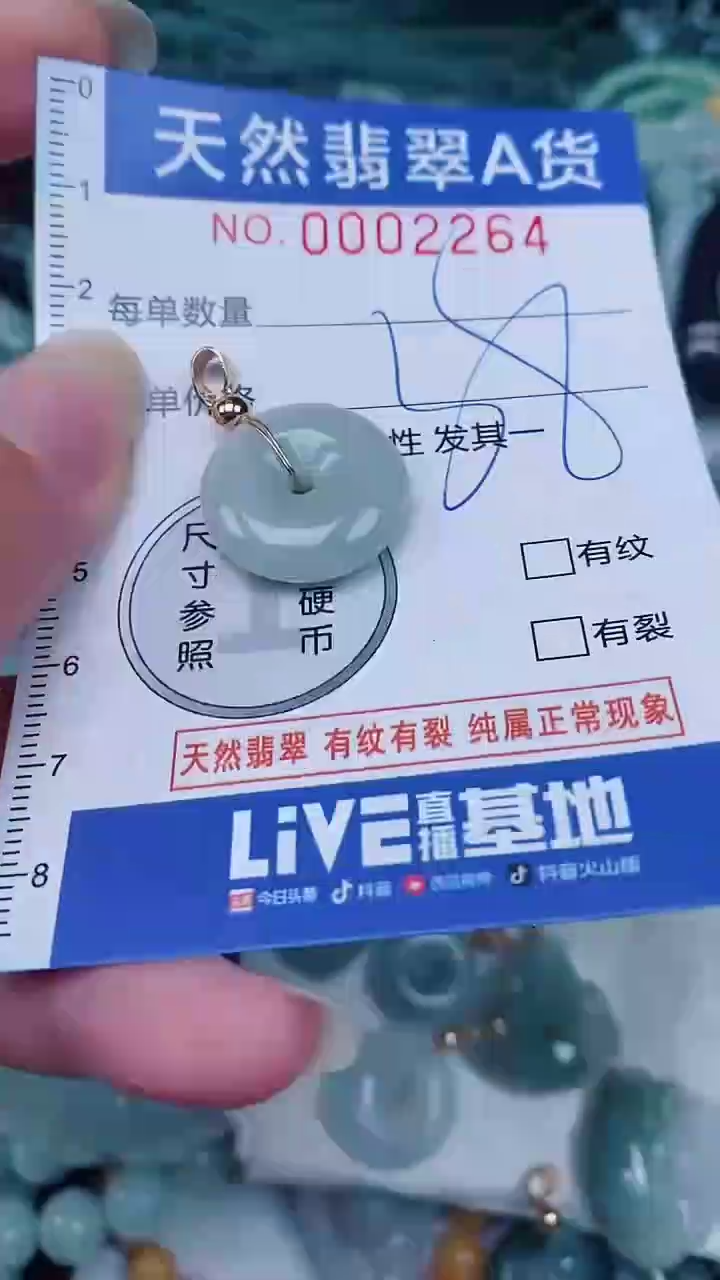 翡翠未镶嵌颈饰00002264