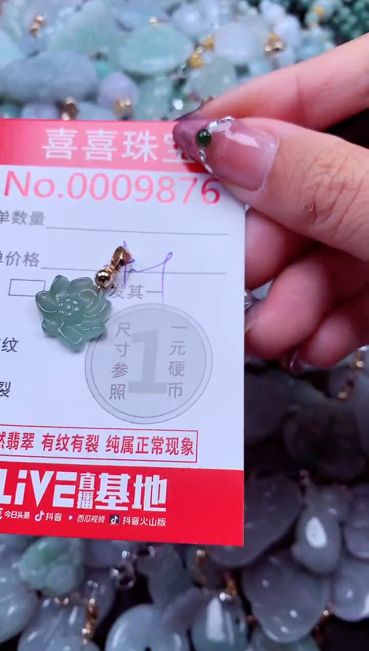 颈饰未镶嵌翡翠9876