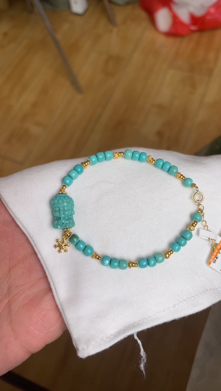 未镶嵌绿松石手串87