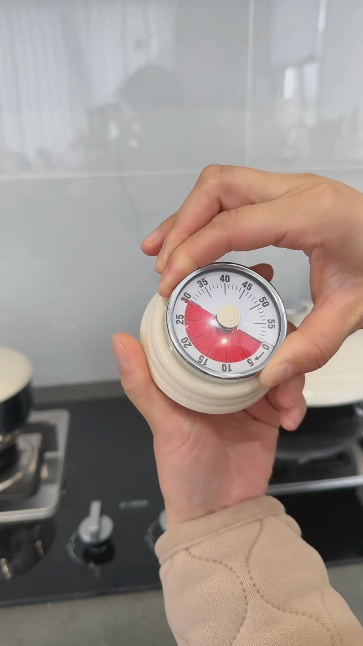 【闪购商品】瓷计时器-奶油白