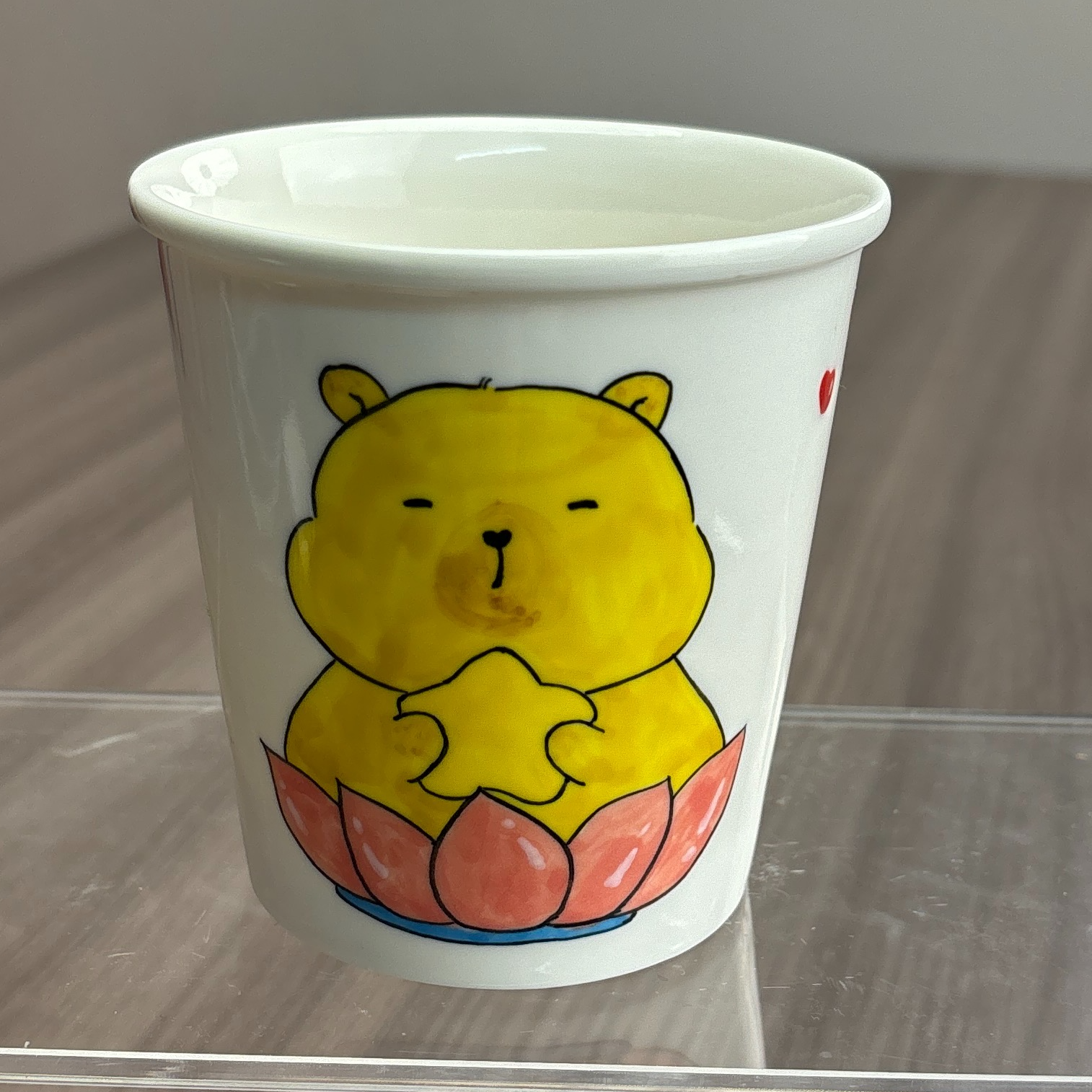 91号商品可爱水杯纯手工手绘景德镇陶瓷杯