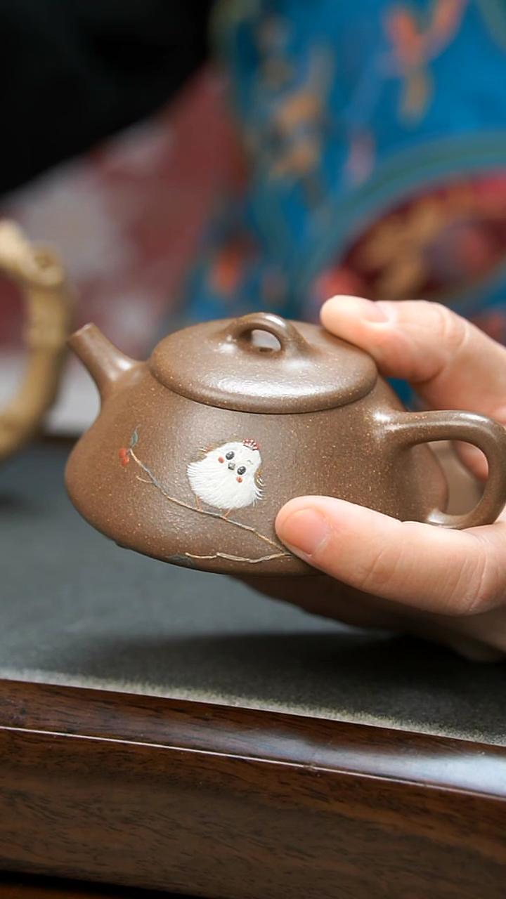 【闪购商品】紫砂茶壶段泥肥鸟大壶120cc