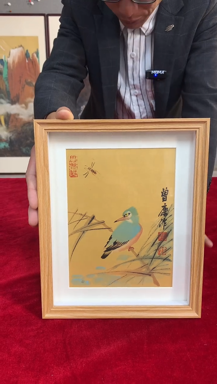 书法曾康书画绘画摆台