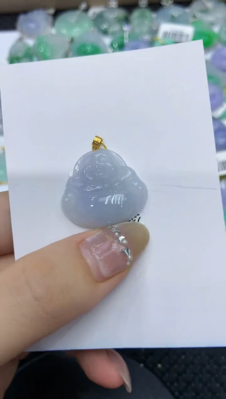 【闪购商品】翡翠颈饰18K金镶嵌222222222