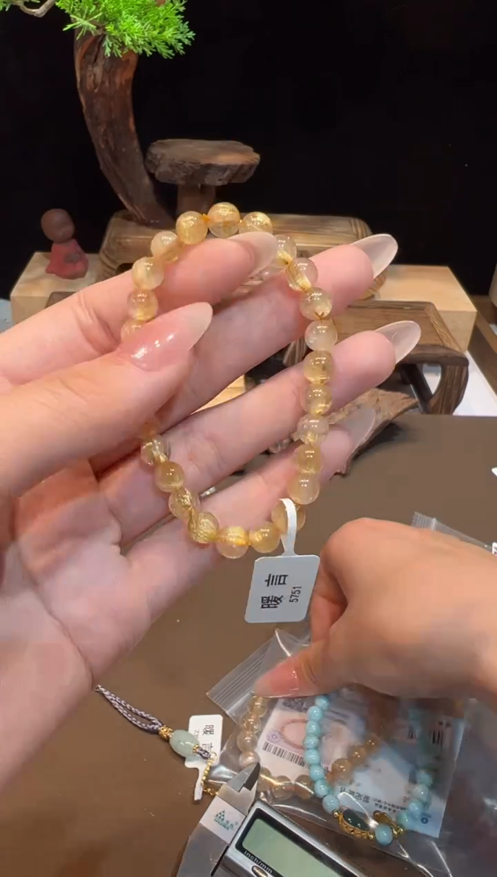 【闪购商品】水晶手链未镶嵌手饰@@5751