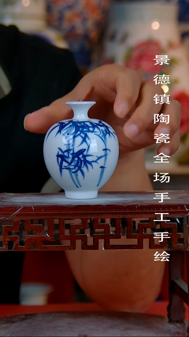 摆件景德镇陶瓷 全场手工手绘