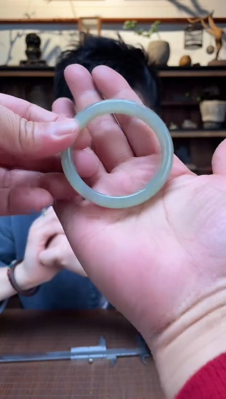 【闪购商品】和田玉手镯未镶嵌53#晴水手镯YR多样性发一