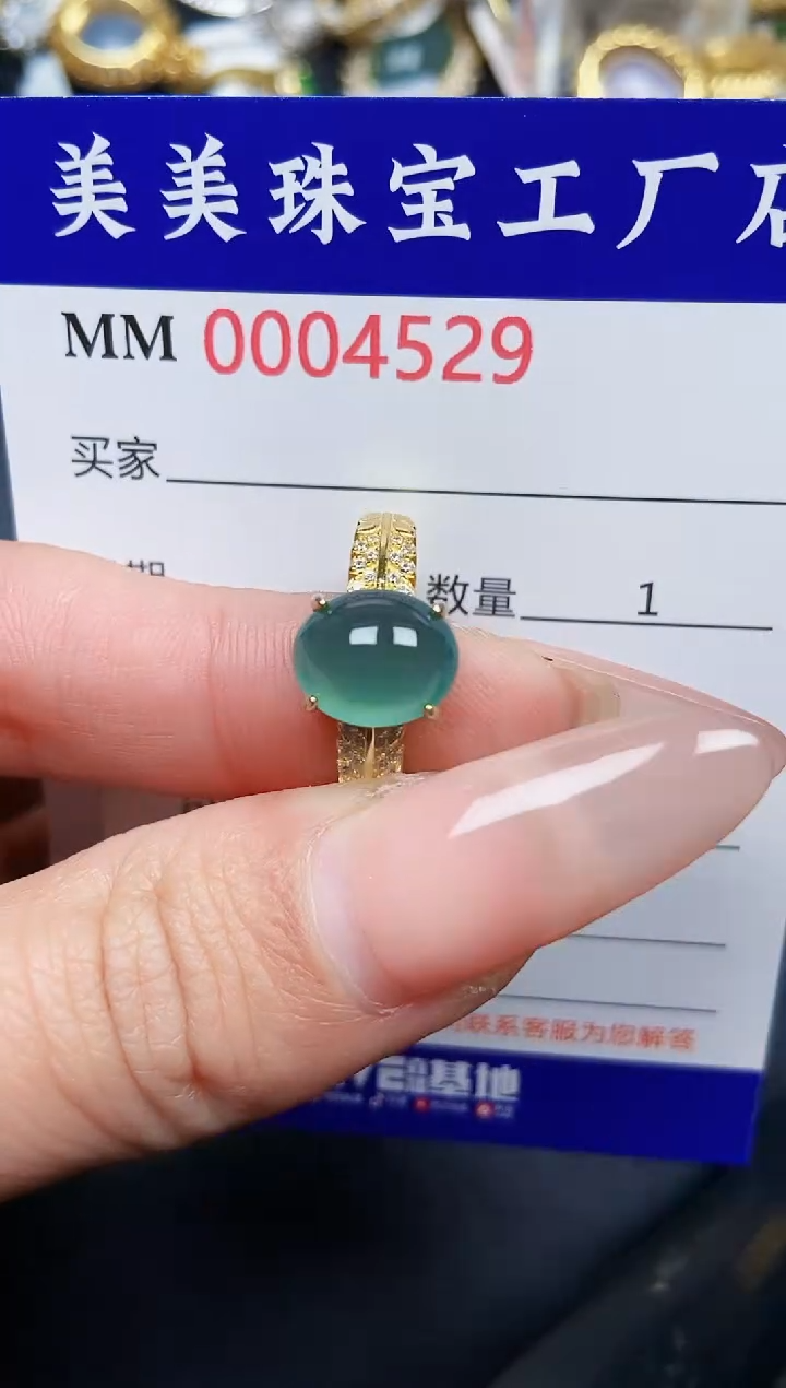 【闪购商品】翡翠颈饰银S925镶嵌4529