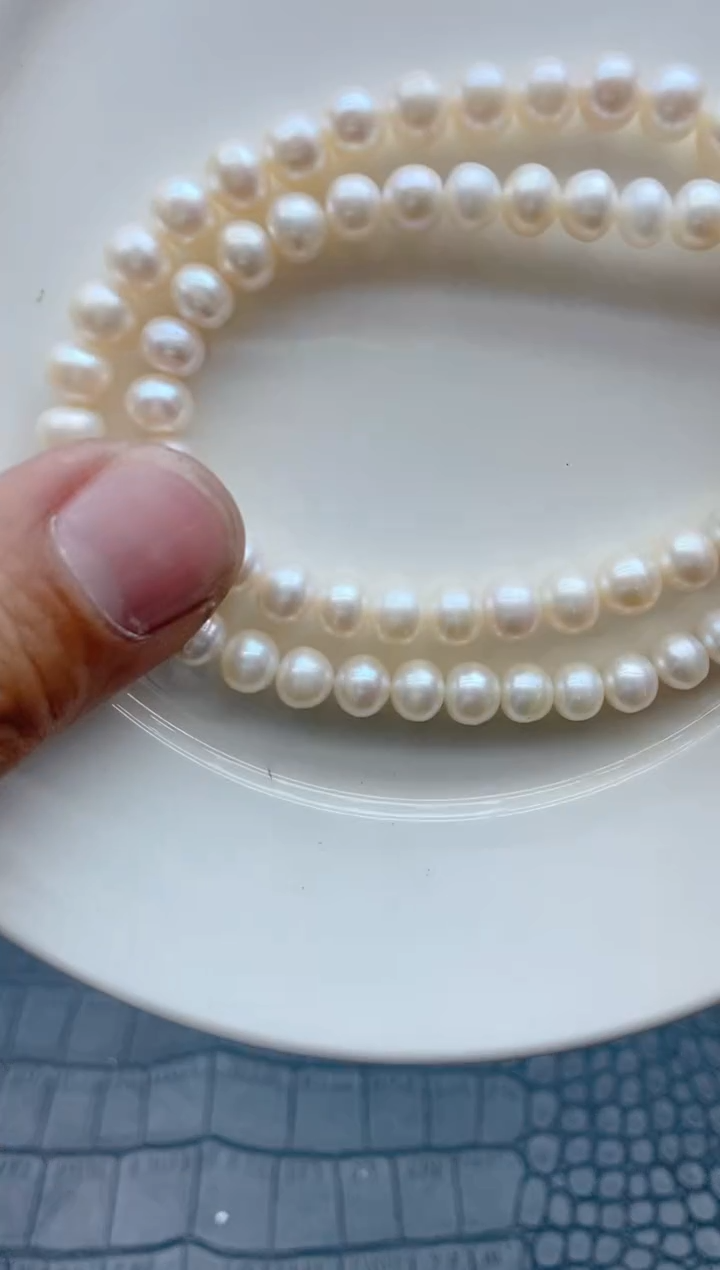 淡水珍珠未镶嵌颈饰0111