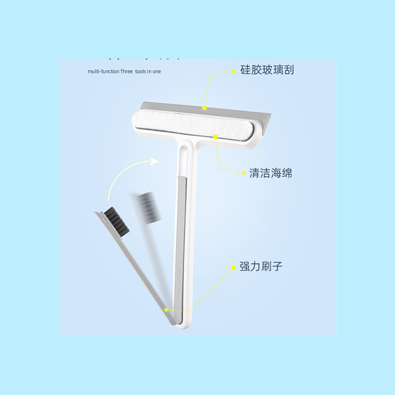 四合一玻璃刮海绵擦纱窗刷两用双面清洁带小刷清洗免拆洗刮水窗刷